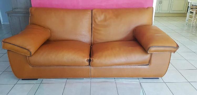 B&#39;&quot;&#39;roche boboisb&#39;&quot;&#39;/ensemble canape/fauteuil/pouf/ cuir