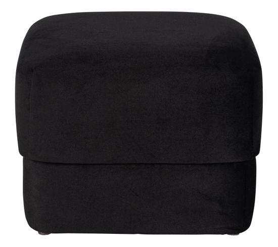 Pouf h. 30 cm voluto noir