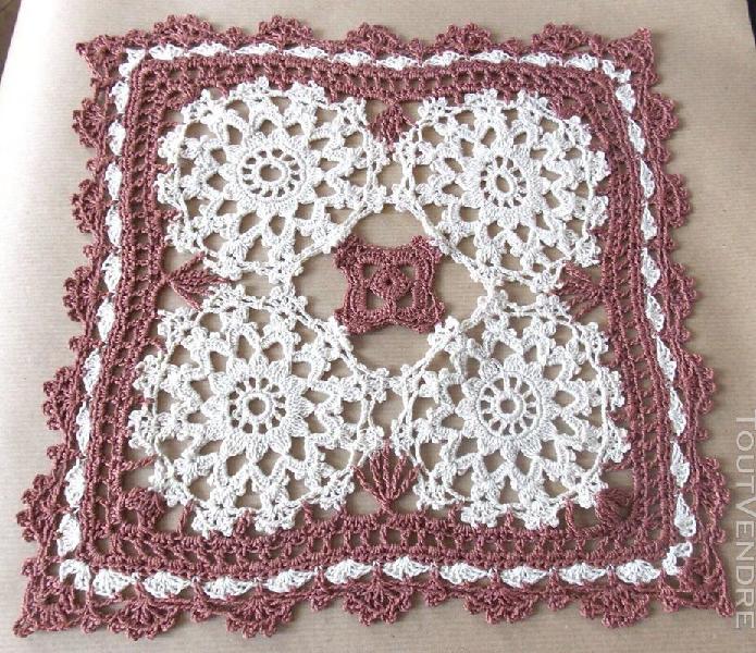 napperon crochet sylvette raisonnier artisanat francais caf