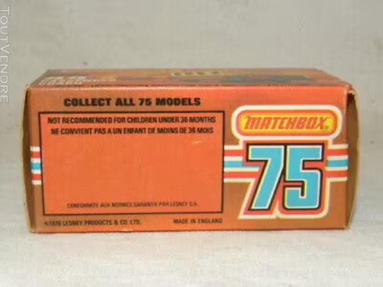 Miniature lesney matchbox superfast new 75 1978 train wagon