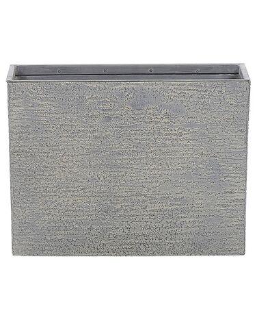 Petit cache-pot 25 x 60 x 45 cm gris edessa