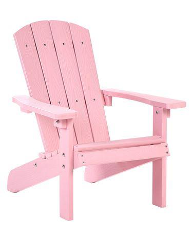 Chaise pour enfant adirondack rose pastel