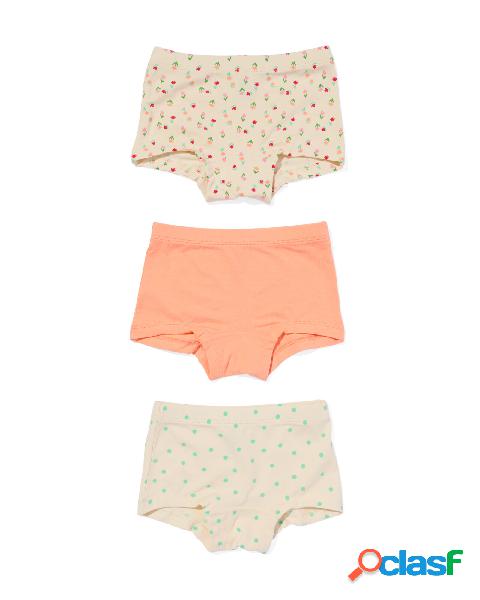 HEMA 3 boxers Enfant Coton Stretch Rose Pâle (rose pâle)