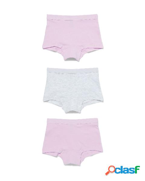 Hema 3 boxers enfant en coton/stretch lilas (lilas)