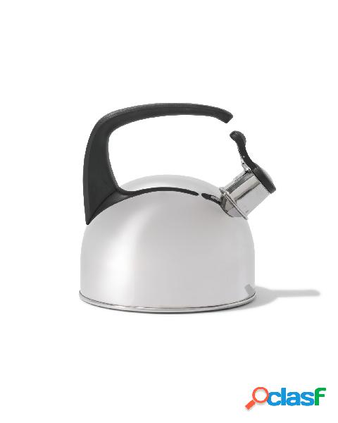 Hema bouilloire sifflante - 1,75 l - inox (gris argenté)