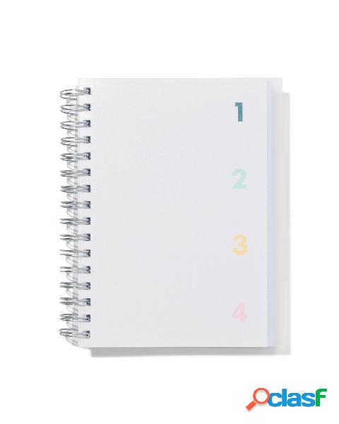 Hema cahier à spirale 4-en-1 a5 ligné