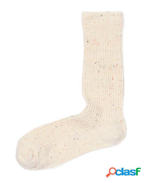 Hema chaussettes femme avec coton beige (beige)