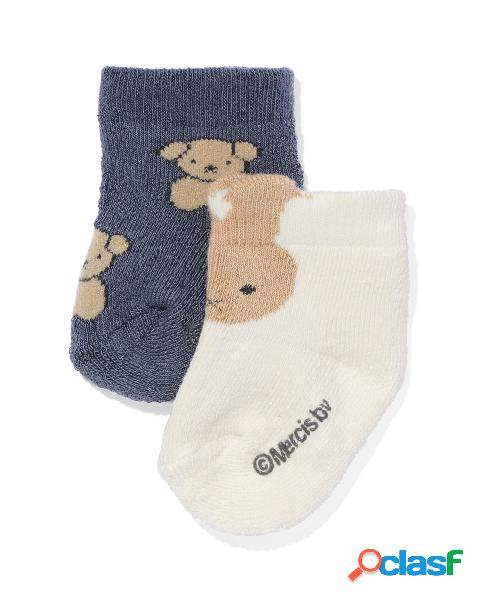 Hema chaussettes miffy pour bébé - lot de 2 blanc cassé (blanc cassé)