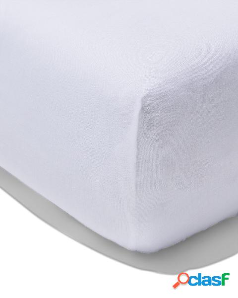 Hema drap-housse coton doux 90x220 blanc (blanc)