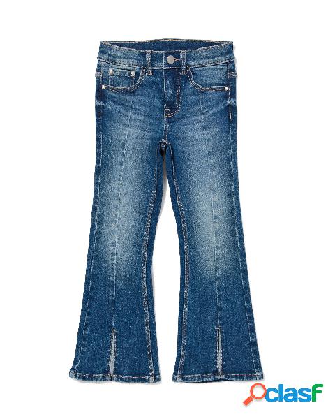 Hema jean enfant évasé bleu moyen (bleu moyen)