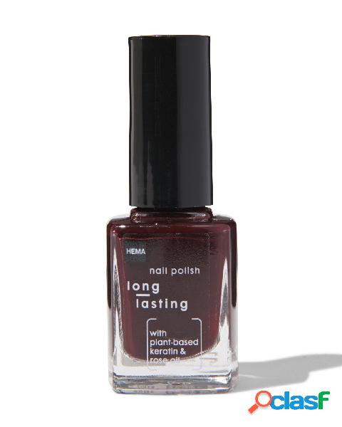 Hema vernis à ongles longue tenue 222 nightwatch (marron foncé)