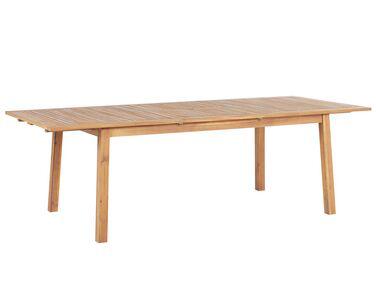 Table de jardin en bois d/&#39;acacia extensible 180 / 240 x 100