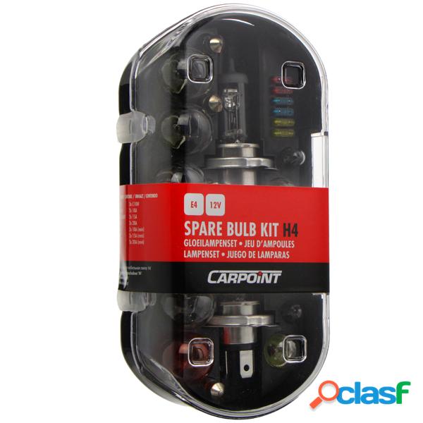 Carpoint jeu dampoules de rechange h4 60/55w 30 pièces 0725077