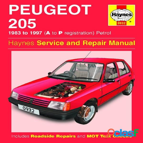 Haynes workshop manuel peugeot 205 essence (1983-1997) 0932