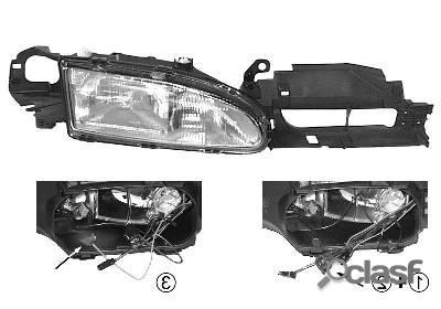 Phare droit jusquau 10/94 + REG ELECTRIQUE. 2XH1 1825944 Van Wezel 1825944