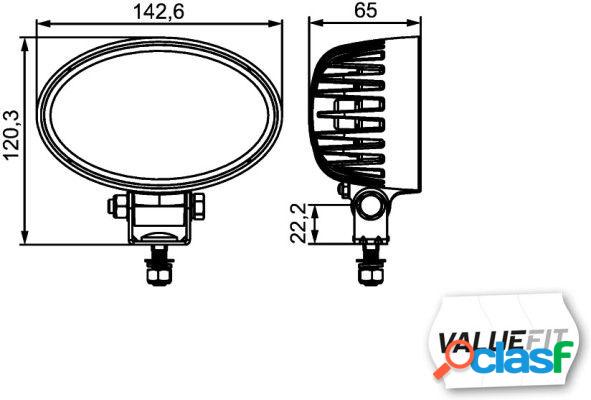 Projecteur de travail *** hella valuefit *** 1ga357001011