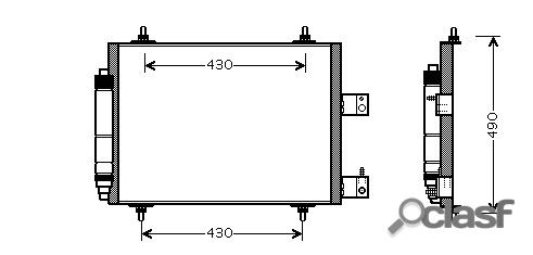 Condenseur, climatisation *** ir plus *** 09005213 international radiators plus 09005213