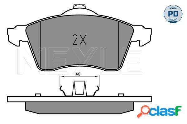 Kit de plaquettes de frein, frein à disque meyle-pd: advanced design and technology. 0252188319/pd