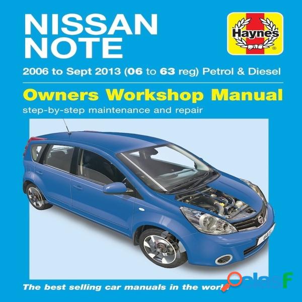 Manuel datelier haynes nissan note essence &amp; diesel (2006-2013) 6411