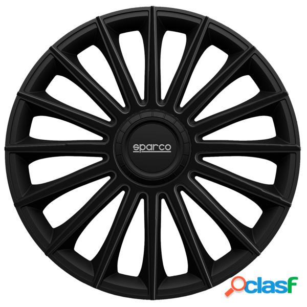 Jeu denjoliveurs sparco 4 pièces treviso 16 pouces noir sp1692bk