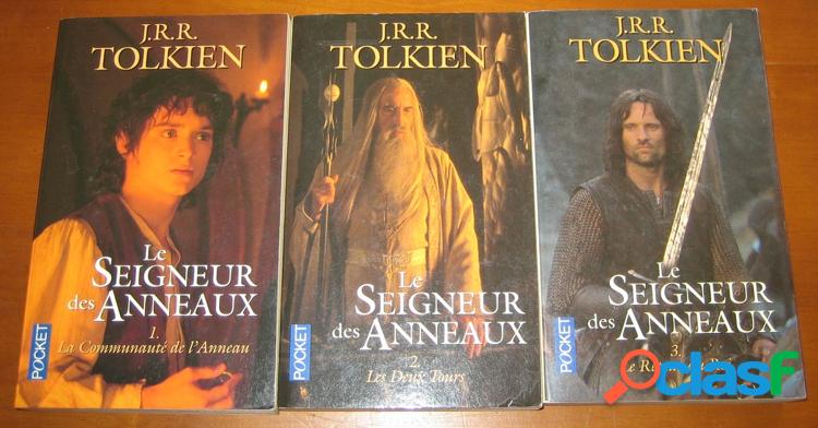 Le seigneur des anneaux (3 tomes), j.r.r. tolkien