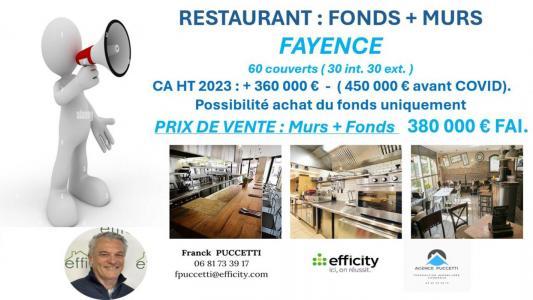 Local commercial vendre fayence 2 pices 85 m2 var