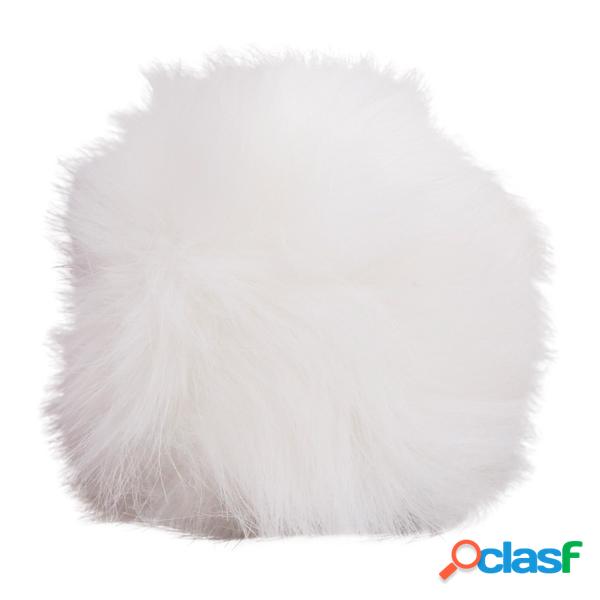 Simoni racing couvre pommeau de vitesse fluffy fur - blanc srgkfw