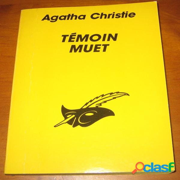 Témoin muet, agatha christie