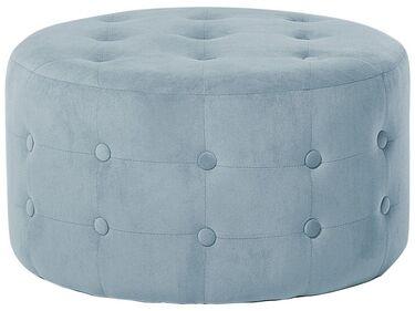 pouf en velours gris /xe2/x8c/x80 55 cm tampa