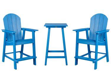 Ensemble pour bistro adirondack bleu