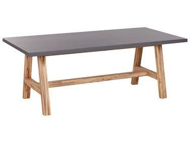 Table de jardin 200 x 100 cm gris tonnare Table de jardin 200 x 100 cm gris tonnare