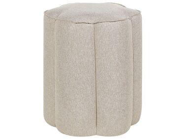 Pouf tappen 39 cm 39 cm beige