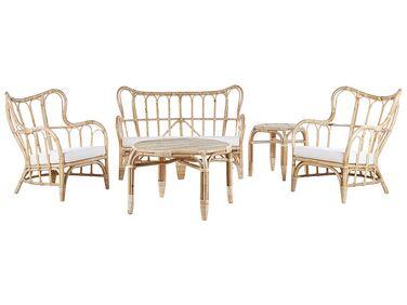 Ensemble de salon de jardin avec table 4 places brindisi