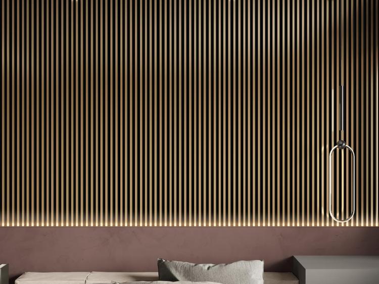 Panneau mural 3d pack de 2.83 m² noir et doré lot de 8