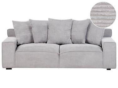 Canap/xc3/xa9 3 places en velours c/xc3/xb4tel/xc3/xa9 gris Canap/xc3/xa9 3 places en velours c/xc3/xb4tel/xc3/xa9 gris