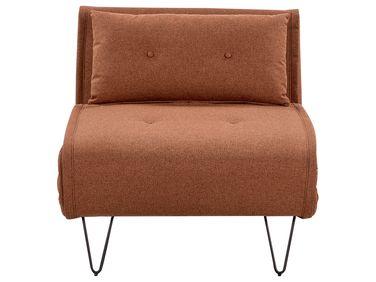 Canap/xc3/xa9 convertible 1 place en tissu orange vestfold Canap/xc3/xa9 convertible 1 place en tissu orange vestfold