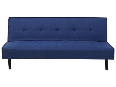 Canap/xc3/xa9 convertible 3 places en tissu bleu marine Canap/xc3/xa9 convertible 3 places en tissu bleu marine