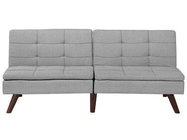 Canap/xc3/xa9 convertible 3 places en tissu gris clair ronne Canap/xc3/xa9 convertible 3 places en tissu gris clair ronne