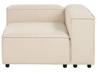 Module d/'angle /xc3/xa0 gauche en tissu beige ardal Module d/'angle /xc3/xa0 gauche en tissu beige ardal