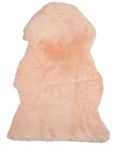 Peau de mouton rose pale uluru