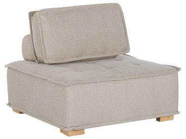 Section 1 place en tissu beige tibro