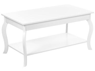 Table basse blanche avec /xc3/xa9tag/xc3/xa8re hartford Table basse blanche avec /xc3/xa9tag/xc3/xa8re hartford