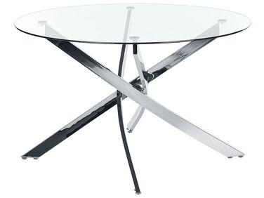 Table de repas maramo argent/xc3/xa9 120 cm 120 cm verre de Table de repas maramo argent/xc3/xa9 120 cm 120 cm verre de