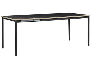 Table de salle /xc3/xa0 manger extensible avis noir 140/190 Table de salle /xc3/xa0 manger extensible avis noir 140/190
