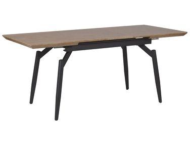 Table de salle /xc3/xa0 manger extensible barbosa marron Table de salle /xc3/xa0 manger extensible barbosa marron