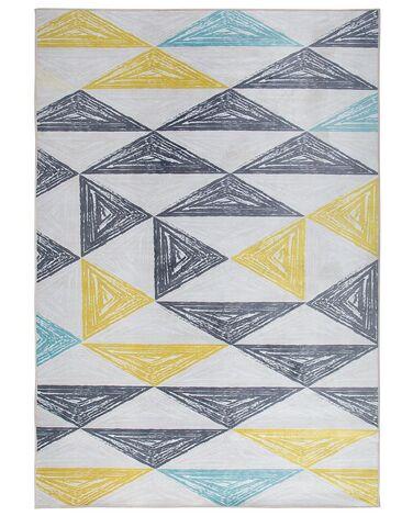 Tapis 230 x 160 cm motif triangulaire multicolore kalen Tapis 230 x 160 cm motif triangulaire multicolore kalen