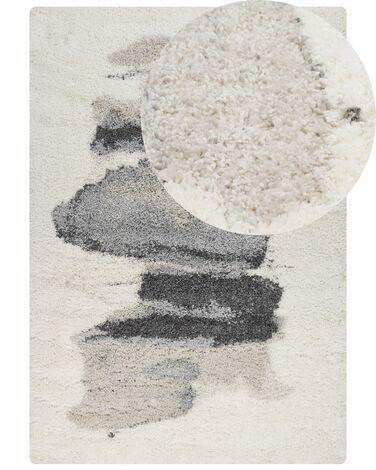 Tapis blanc et gris 160 x 230 cm masis Tapis blanc et gris 160 x 230 cm masis