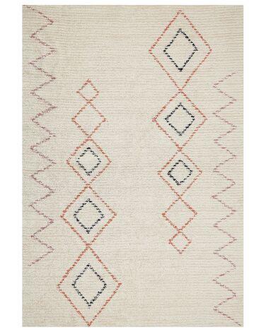 Tapis en coton 160 x 230 cm beige guwahati