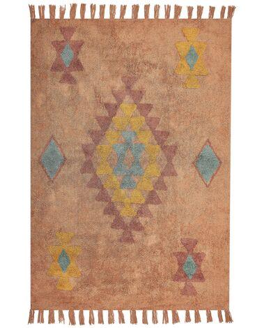 Tapis en coton orange 160 x 230 cm igdir Tapis en coton orange 160 x 230 cm igdir