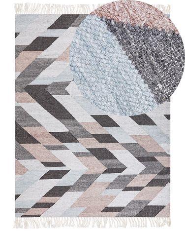 Tapis en jute multicolore 160 x 230 cm nakkas